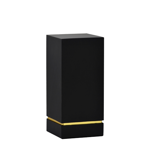 4.25 REED DIFFUSER FANCY SOFT TOUCH BOXES BLACK GOLD
