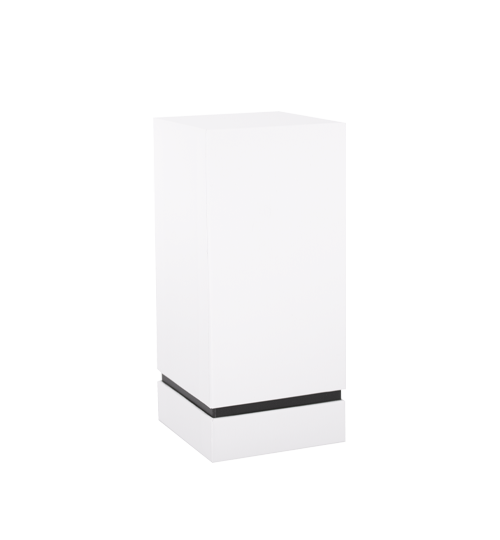 4.25 REED DIFFUSER FANCY BOX (SMOOTH FINISH) WHITE BLACK