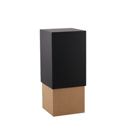 4.25 REED DIFFUSER TWO PART BOXES BLACK KRAFT