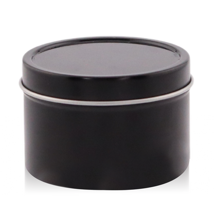 4 OZ. TRAVEL TIN BLACK