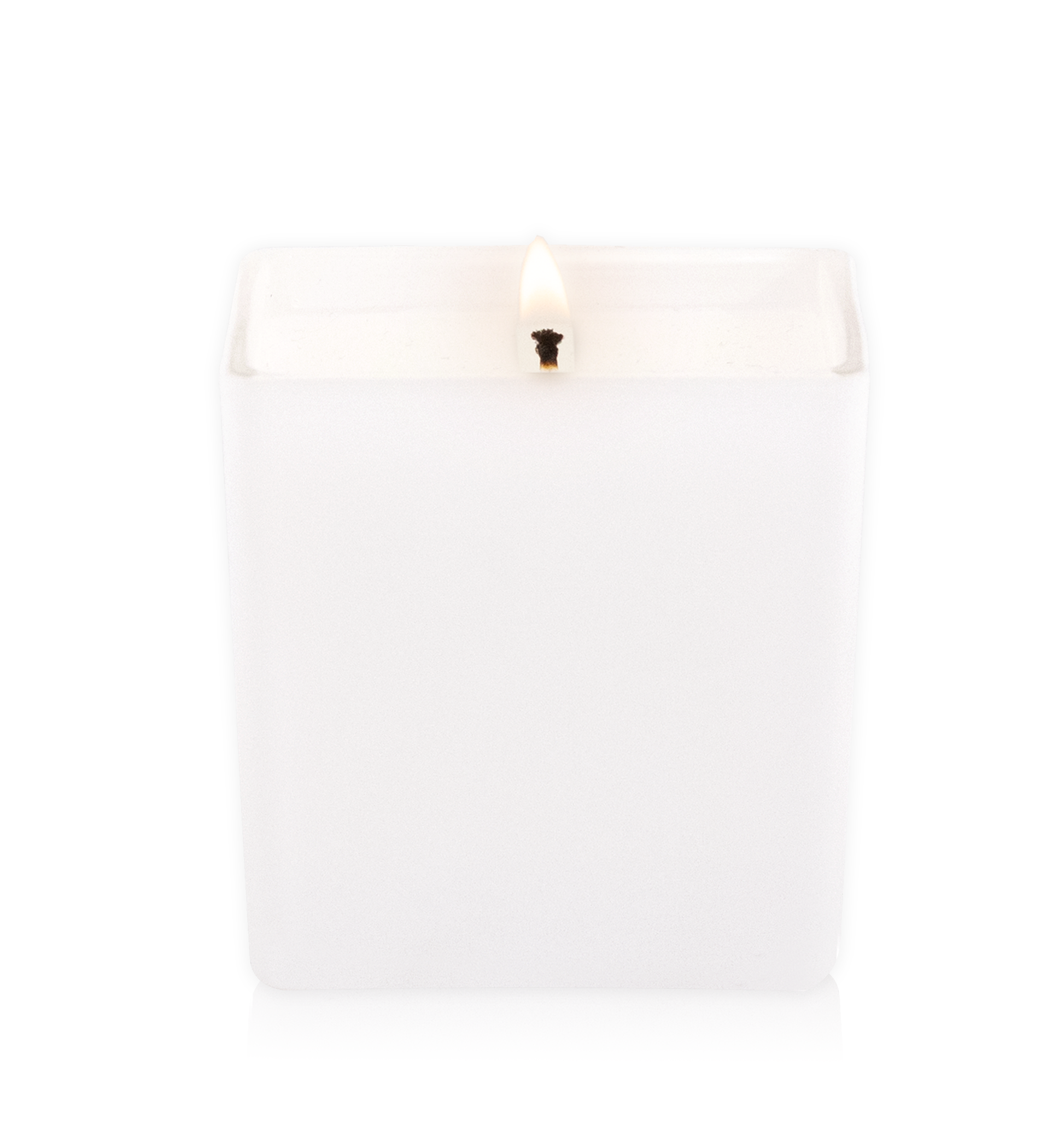 9 OZ. CANDLE Matte White (square)