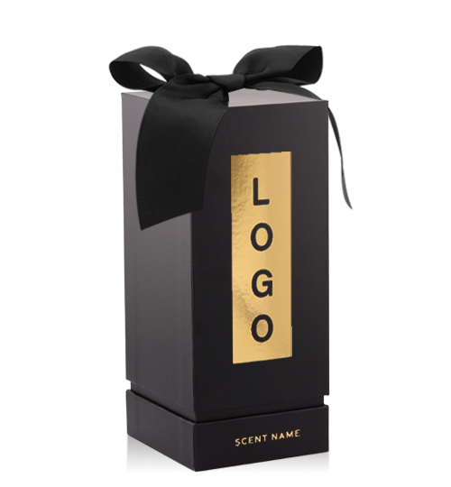 4.25 OZ. REED DIFFUSER FANCY BOX (SMOOTH FINISH) UPGRADE OPTION GROSGRAIN RIBBON BOW UPGRADE