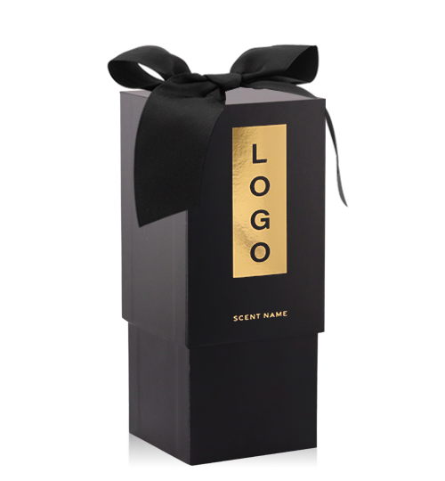 4.25 OZ. REED DIFFUSER TWO-PART BOX UPGRADE OPTION GROSGRAIN RIBBON BOW UPGRADE