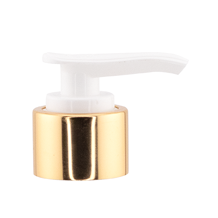 16 OZ. BODY LOTION CAP COLOR PREMIUM BRUSHED WHITE BRUSHED GOLD