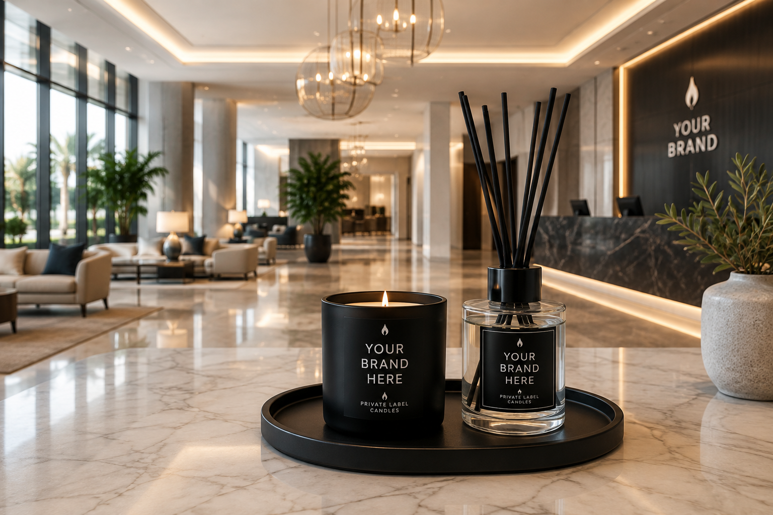 Private Label Candles multi-location private label program