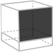 CANDLE TWO PART LUXE BOX SIDES FRONT TOP LID